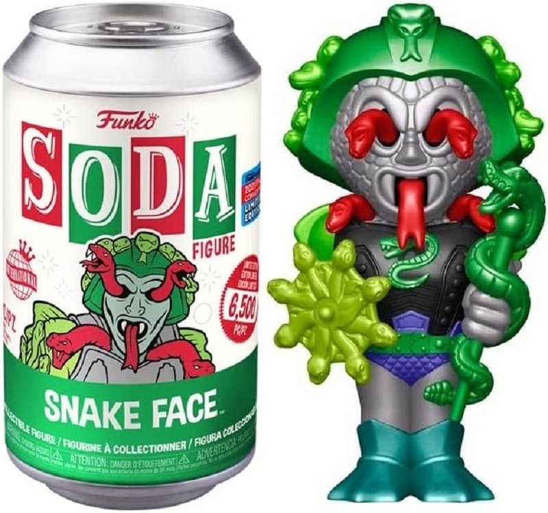Funko Vinyl SODA Snake Face Vinyl Collectable