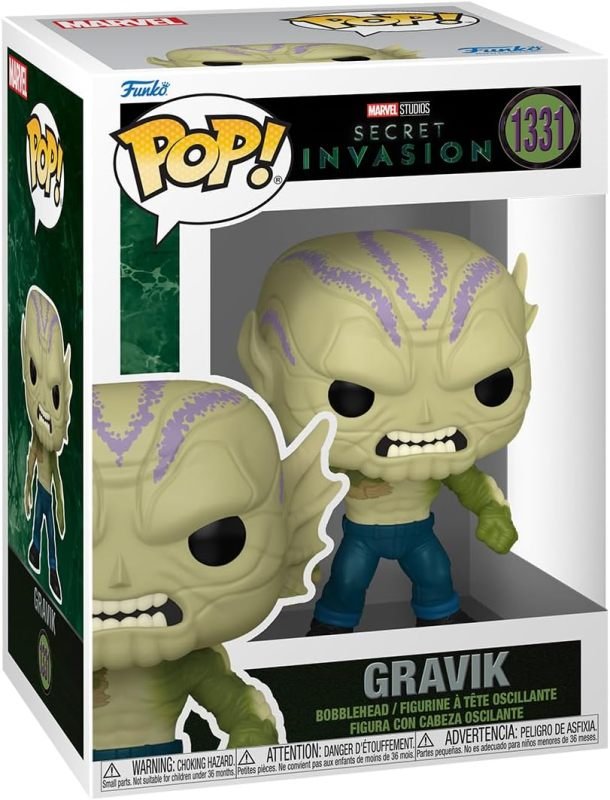 Funko POP! Bobble-Head Marvel Secret Invasion Gravik Pop Vinyl