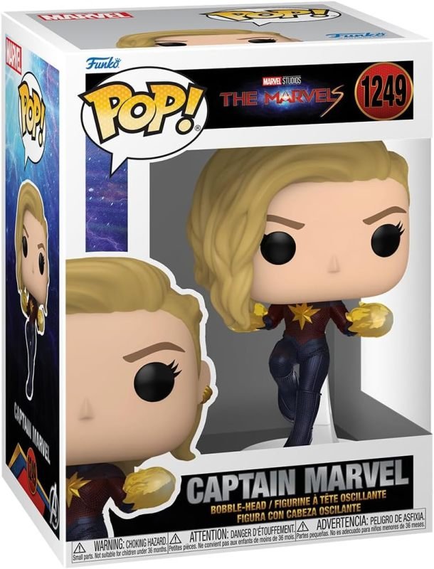 Funko POP! Bobble-Head The Marvels Captain Marvel Pop Vinyl