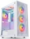 CiT Phantom XL Mid Tower E-ATX Gaming PC Case - White