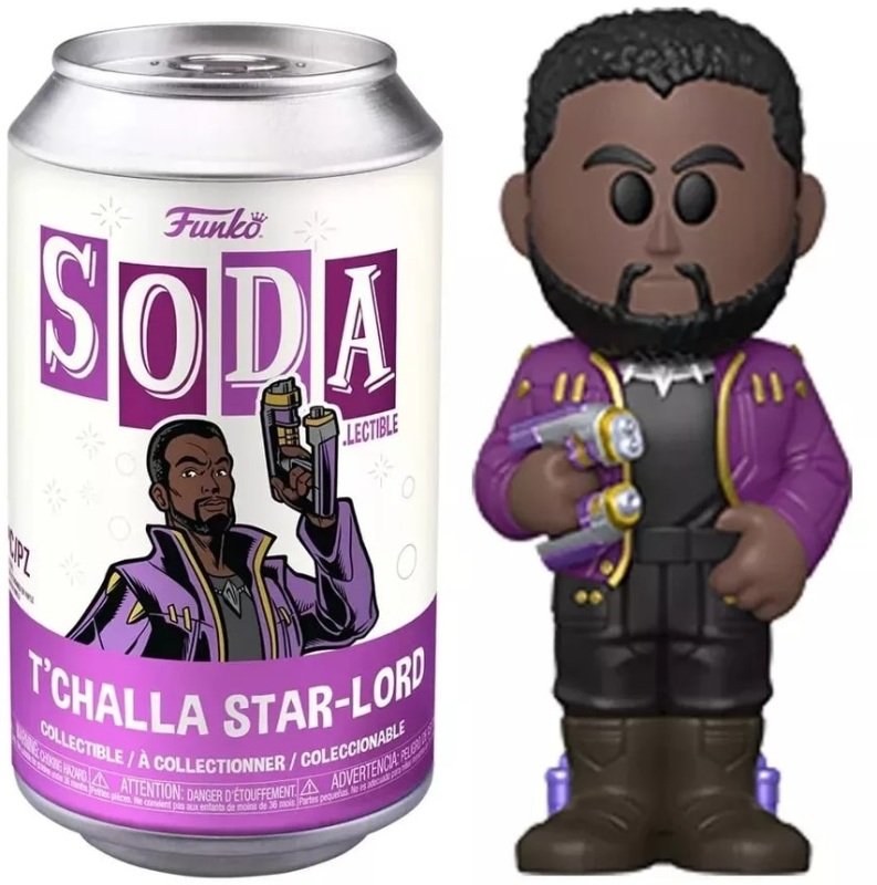 Funko Vinyl SODA Marvel What If? T'Charlla Star-Lord Vinyl Collectable