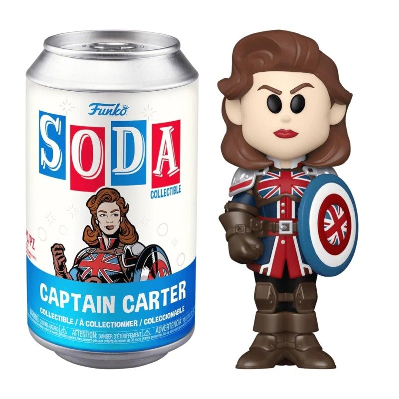 Funko Vinyl SODA Marvel What If? Captain Carter Vinyl Collectable