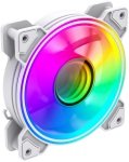 GameMax Infinity RGB 120mm PC Case Fan - White