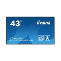 EXDISPLAY iiyama ProLite Digital signage flat panel 108 cm (42.5") LCD Wi-Fi 500 cd/m² 4K Ultra HD Black Built-in processor Android 11 24/7