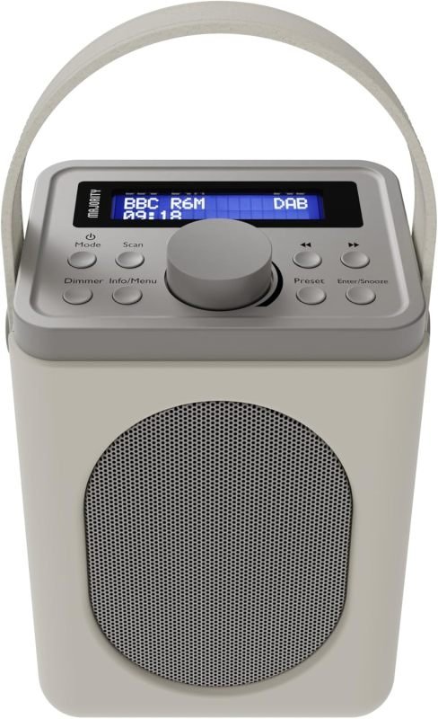 Majority Little Shelford Bluetooth DAB Radio - Cream / Grey