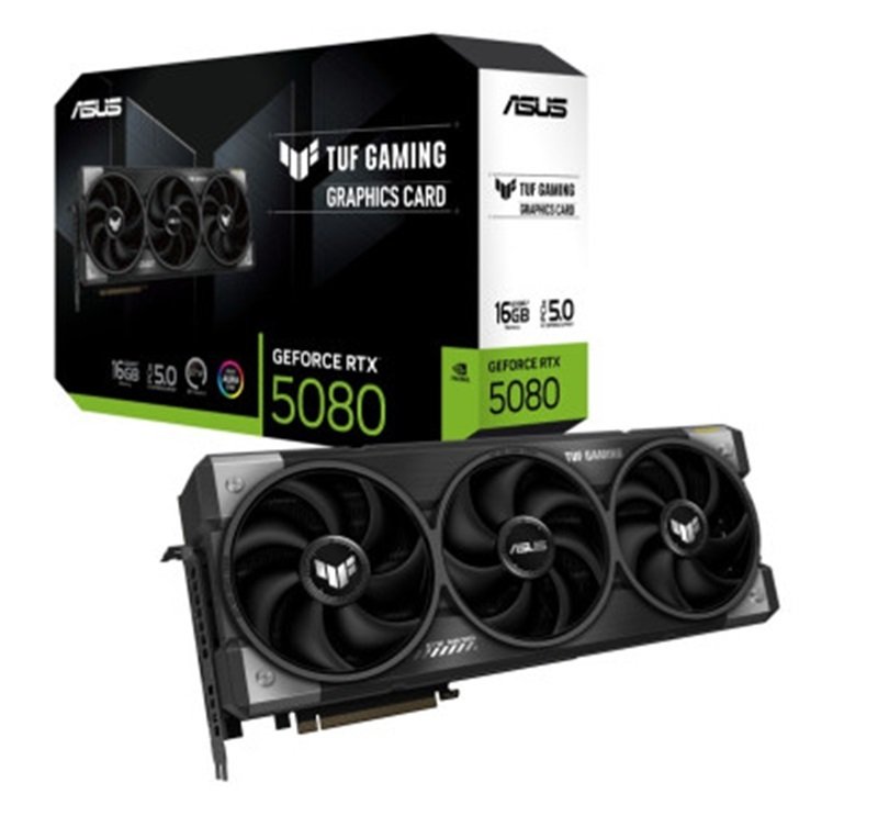 ASUS NVIDIA GeForce RTX 5080 TUF GAMING Graphics Card for Gaming - 16GB