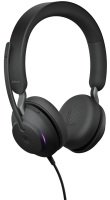 Jabra Evolve2 40 Teams Certified Stereo Headset - Black