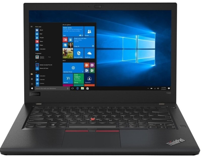 Refurbished Lenovo ThinkPad T480s 14 inch Laptop - Intel Core i5-8350U
