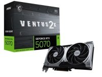 MSI NVIDIA GeForce RTX 5070 VENTUS 2X OC Graphics Card for Gaming - 12GB