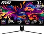 MSI MPG 321CURX QD-OLED 32 Inch 4K UHD 240Hz Curved Gaming Monitor