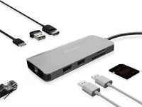 Kensington UH1400P USB-C 8-in-1 Driverless Mobile Laptop Dock