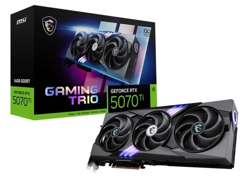 EXDISPLAY GeForce RTX 5070 Ti 16G GAMING TRIO OC PLUS