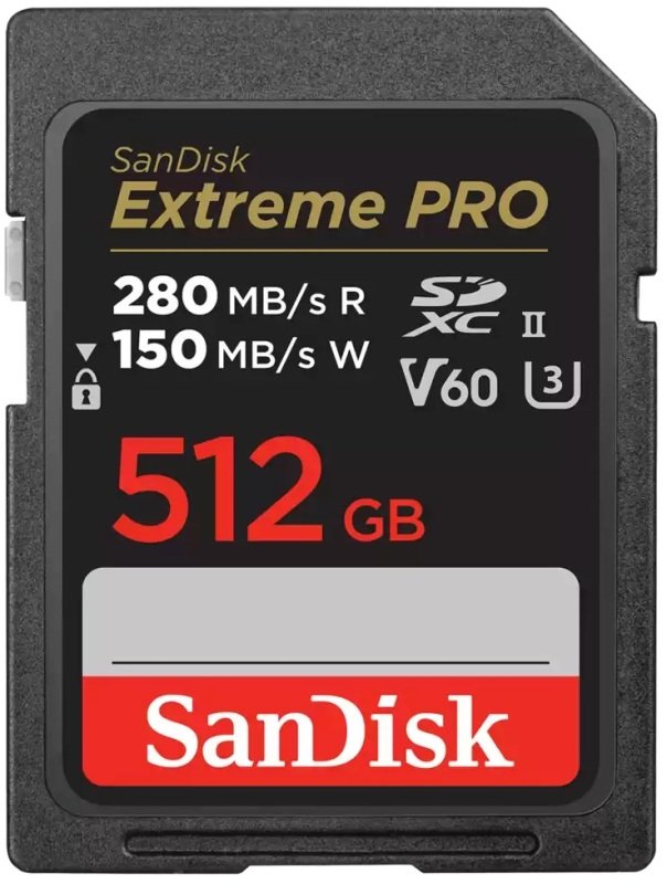SanDisk Extreme PRO 512GB SDXC Memory Card