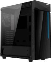 Gigabyte C200 Glass Mid Tower ATX Gaming PC Case - Black