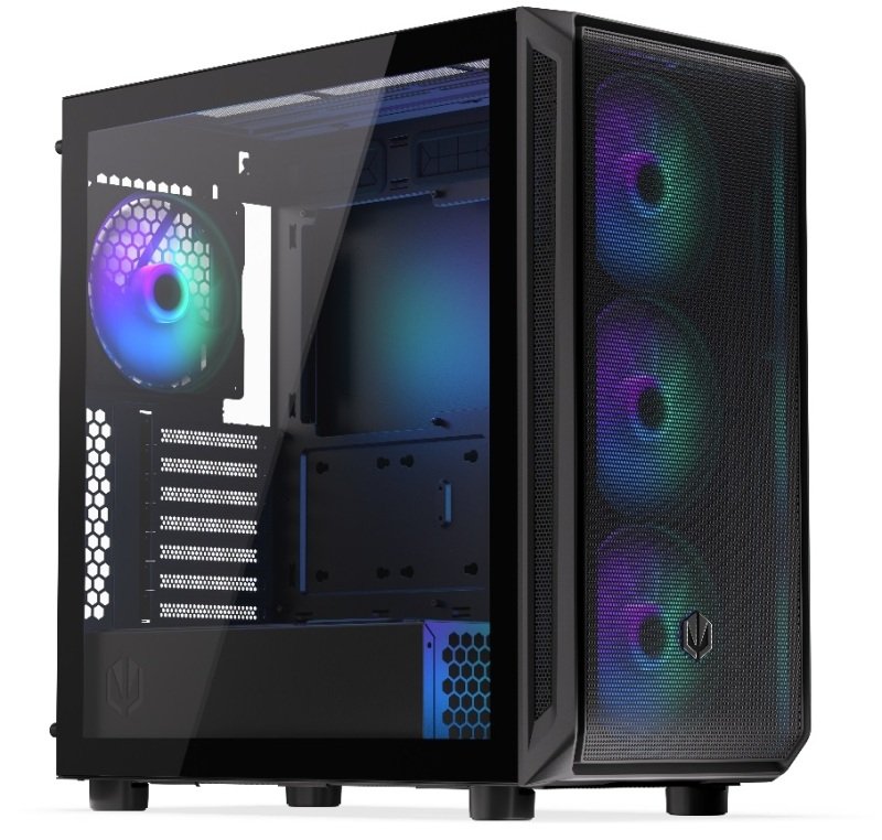 ENDORFY Arx 700 ARGB Mid Tower ATX Gaming PC Case - Black