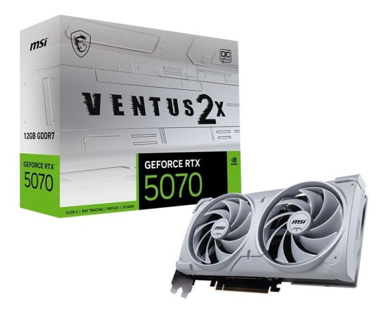 Exdisplay Rtx 5070 12g Ventus 2x Oc White