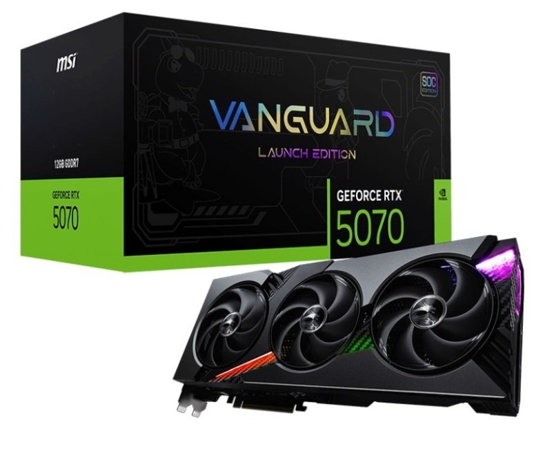 Exdisplay Rtx 5070 12g Vanguard Soc Launch Edition