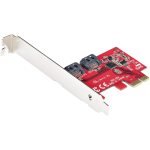 EXDISPLAY StarTech.com SATA PCIe Card - 2 Port PCIe SATA Expansion Card - 6Gbps - Full/Low Profile - PCI Express to SATA Adapter/Controller - ASM1061 Non-Raid - PCIe to SATA Converter