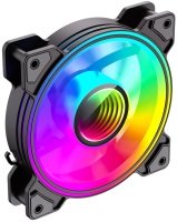 EXDISPLAY GameMax Infinity RGB 120mm PC Case Fan - Black