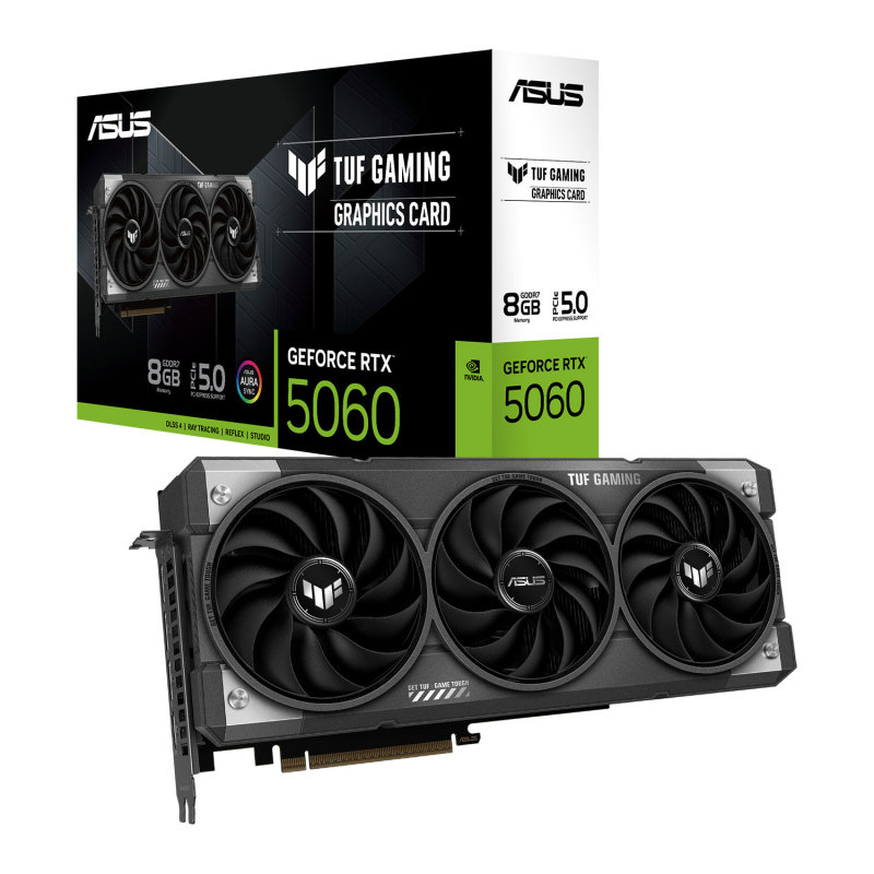 ASUS NVIDIA GeForce RTX 5060 TUF GAMING Graphics Card for Gaming - 8GB