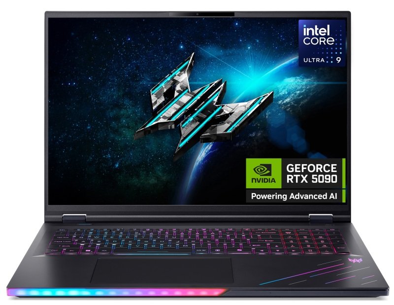 Acer Predator Helios 18 AI 18 Inch Gaming Laptop - Intel Core Ultra 9 275HX, RTX 5090