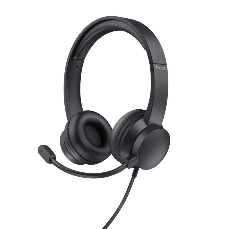 Trust HS-150 Wired Headset - Black