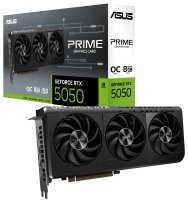 ASUS NVIDIA GeForce RTX 5050 PRIME OC Graphics Card for Gaming - 8GB