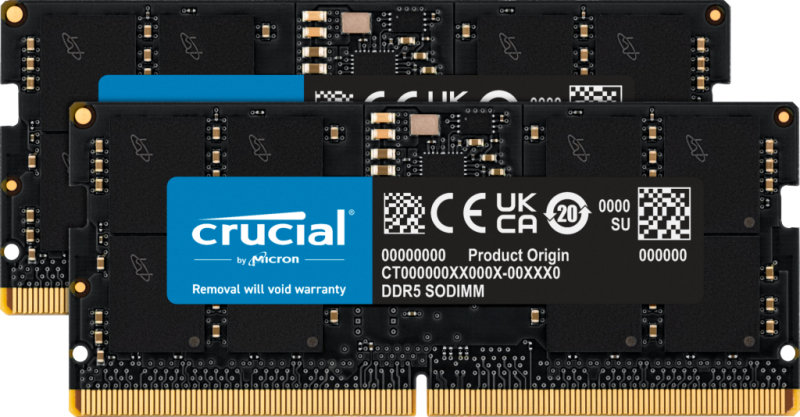 Crucial 96GB DDR5 5600MHz RAM Laptop Memory