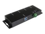 StarTech.com Rack Mount USB 3.0 Hub - Wall Mountable Industrial USB Splitter/Expander