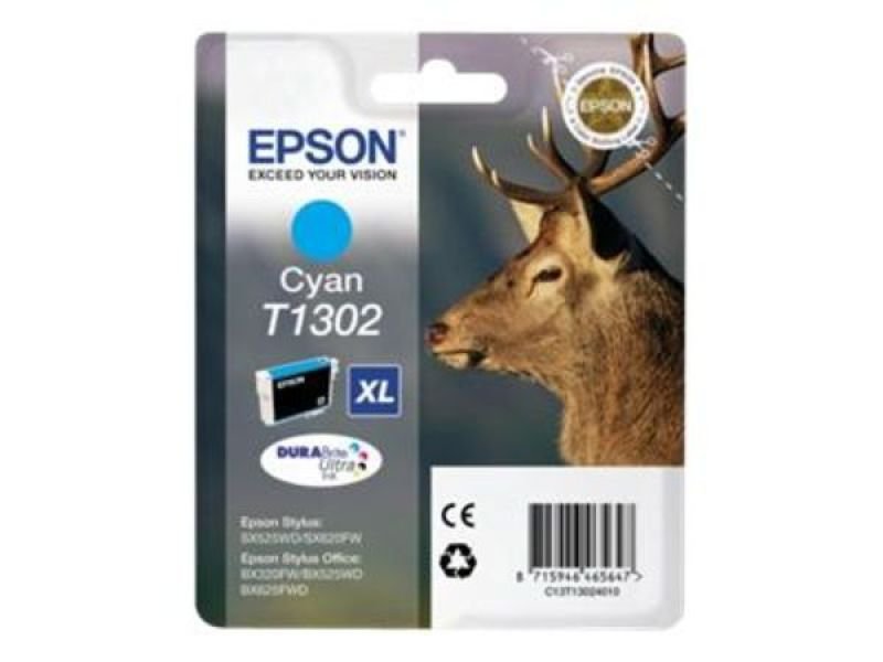 Epson T1302 - Print cartridge - 1 x cyan