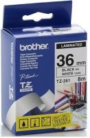 Brother TZe 261 Laminated Tape- Black on white