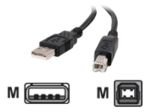 C2G, USB 2.0 A/B Cable Black, 1m