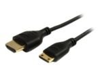 StarTech High Speed Slim HDMI with Ethernet Cable HDMI to Mini HDMI 0.9 Metre