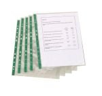Q-Connect Punched Pocket Glass Clear - 100 Pack