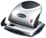 Rexel Precision 2 Hole Punch Black and Silver