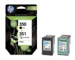 HP 350/351 Black and Colour Ink Cartridge Combo Pack - SD412EE