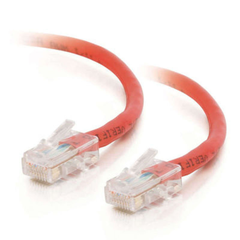 CablesToGo, ASSEMBLED RED CAT5E PVC UTP PATCH CBL, 2m  Ebuyer