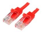 10 FT CAT5E RED SNAGLESS RJ45 - UTP CAT 5E PATCH CAB