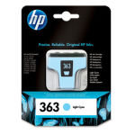 HP 363 Light Cyan Original Ink Cartridge - Standard Yield 220 Photos - C8774EE