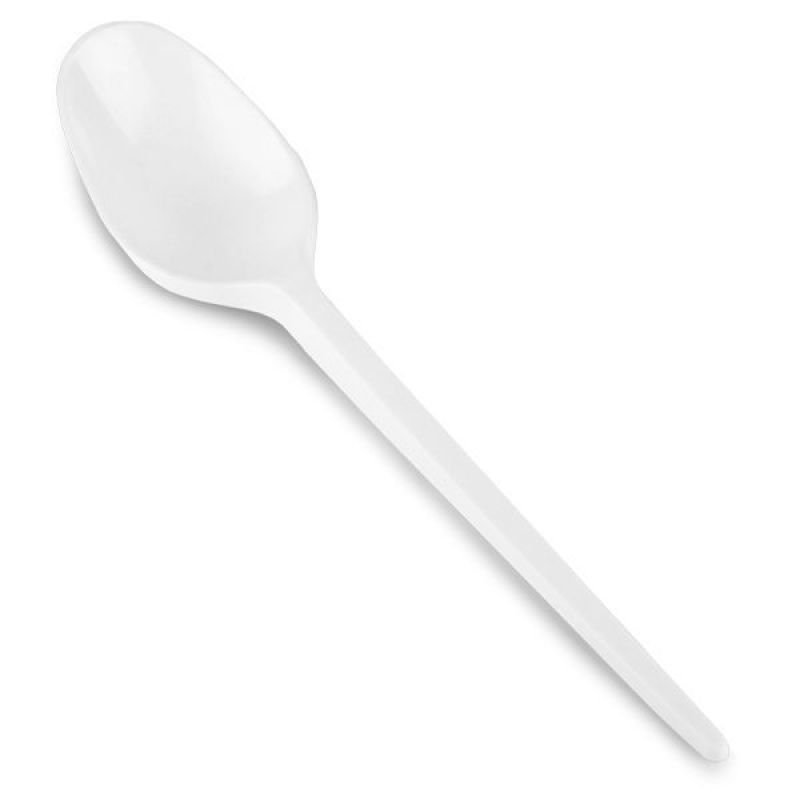 Download CPD Plastic Table Spoon White - 100 Pack | Ebuyer.com