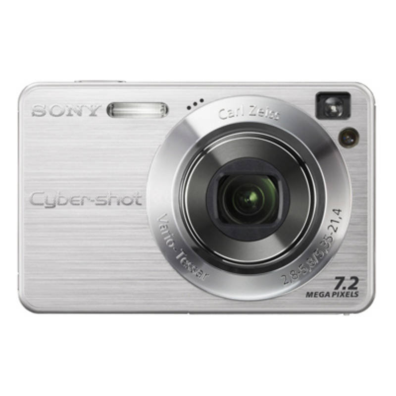 Sony CyberShot DSC-W120S 7.2MP 4x Optical Zoom Digital Camera - Silver ...