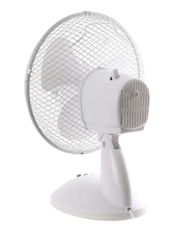 Pifco PC002 23cm Desk Fan 2 Speed Settings White  Ebuyer