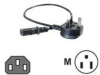 C2G, 5m 16 AWG Universal Power Cord (IEC320C13 to BS 1363)