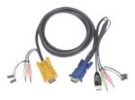 ATEN 2L-5303U Keyboard / mouse / video / audio Cable 3m