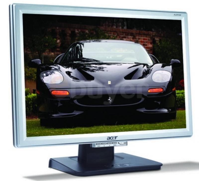 Acer AL2416WB 24" TFT Monitor Widescreen 1920x1200 1000:1 400cd/m2 5ms Silver/Black 3 Years Warranty