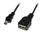 StarTech.com Mini USB 2.0 Cable 0.3m Black
