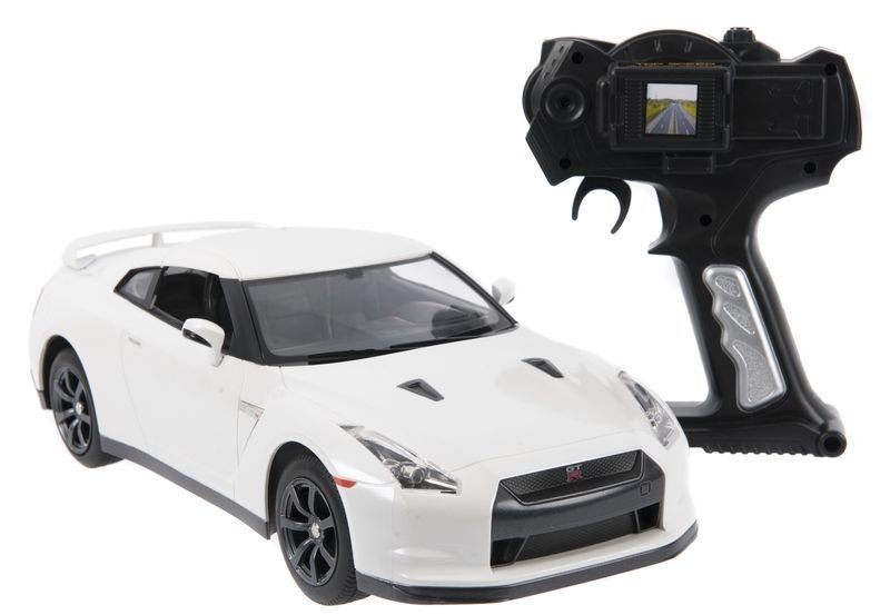 black and white rc car