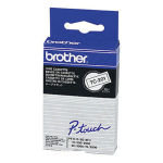 Brother P-Touch TC-201 Glossy Labels- Black on White