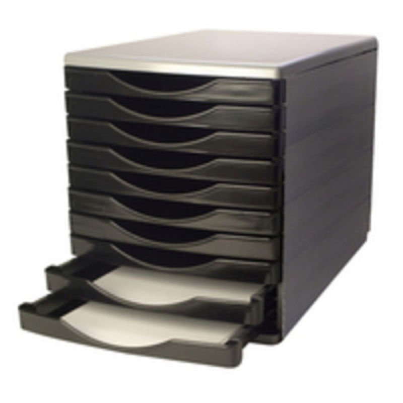 CONNECT DRAWER SET 10 DRAWER BLK/GREY  Ebuyer