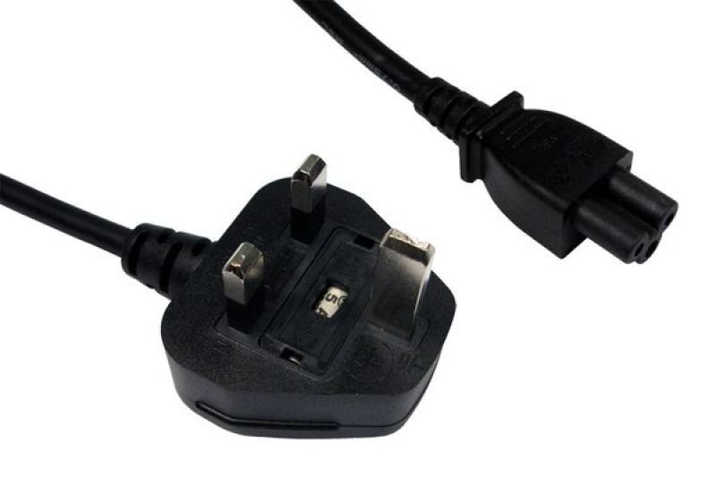 Cables Direct 1.8m Clover Leaf Power Cable